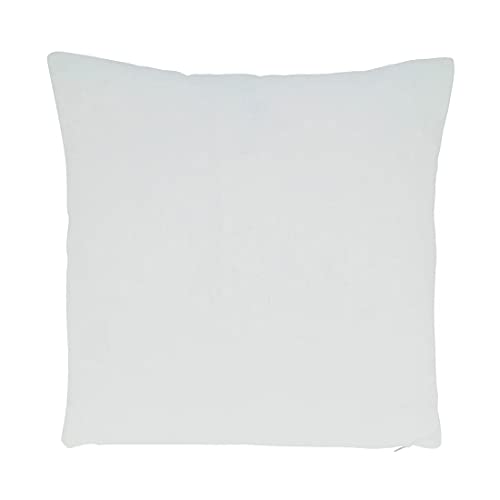 Fennco Styles Rainbow & Stars Pom Pom Decorative Filled Throw Pillow 16" W x 16" L - Multicolored Cushion for Kids Room, Playroom, Bedroom, Living Room, Nursery, Office Décor