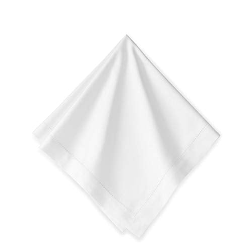 Fennco Styles Handmade Basic Hemstitch Border Linen-Cotton Tablecloth