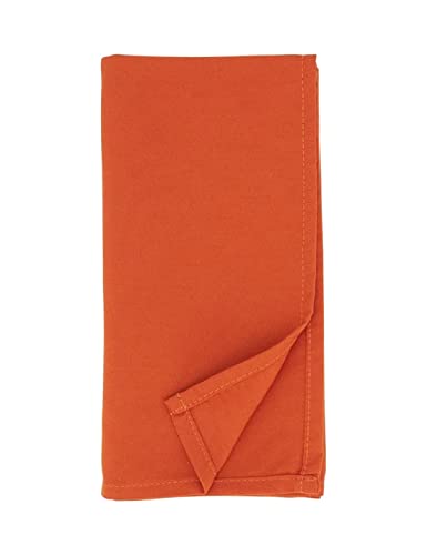Fennco Styles Classic Solid Design Napkins, 20-inch Square, Set of 4