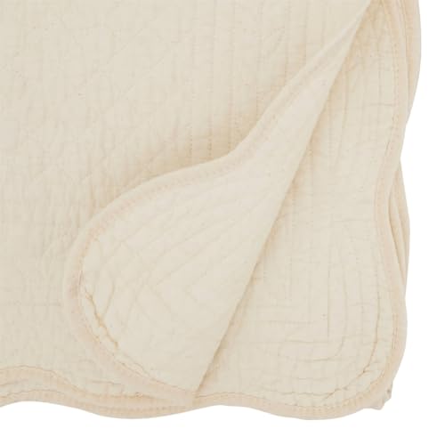 Fennco Styles Quilted Table Runner 16" W x 72" L - 100% Cotton Woven Table Cover for Home Décor, Dining Table, Banquets, Family Gathering,s and Special Events