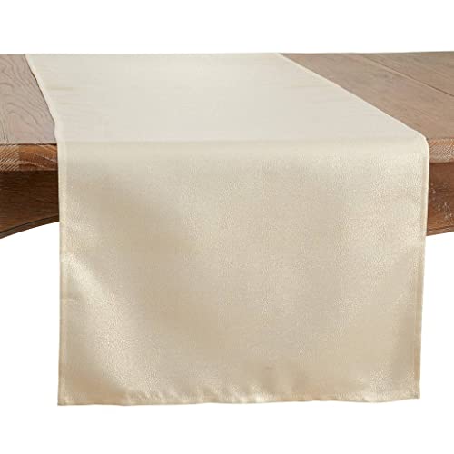Fennco Styles Elegant Shimmering Table Runner 18" W x 54" L - Shine Table Cover for Home, Dining Room, Banquet, Holiday, Christmas, Wedding Décor and Special Occasion