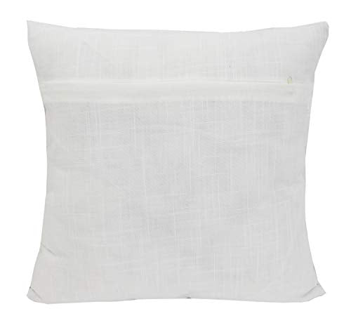 Fennco Styles Holiday Nivalis Collection Snowflake Design Christmas Decorative Throw Pillow - 3 Colors