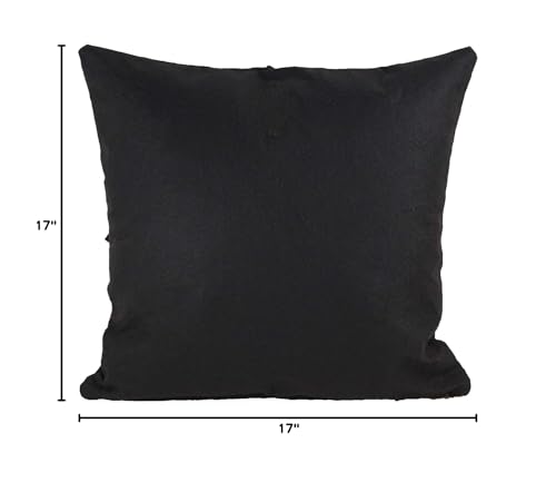 Fennco Styles Sara's Garden Petal Decorative Throw Pillow. 17 Inch Square.