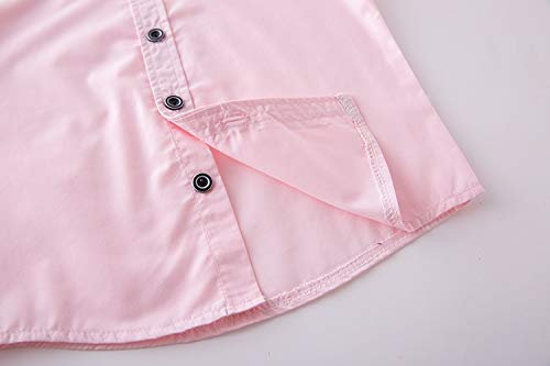 stylesilove Toddler Little Boy Long Sleeve Cotton Button Down Shirt for Casual, Formal Event and Special Occasions