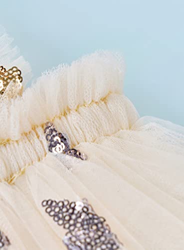 stylesilove Baby Toddler Girls Sleeveless Rainbow Mesh Tulle Star Tutu Dress Birthday Wedding Party Sundress Outfit