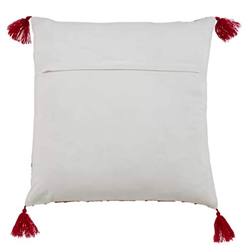 Fennco Styles Casual Frayed Line 100% Cotton Table Runner 16 x 72 Inch - White Table Cover for Home Décor, Banquets, Holiday Season and Special Occasion
