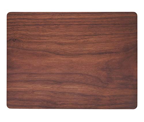Fennco Styles Natural Wood Print Decorative Cork Placemats, Set of 4 - RoundTable Mats for Home Décor, Dining Table, Banquets, Family Gathering and Special Events