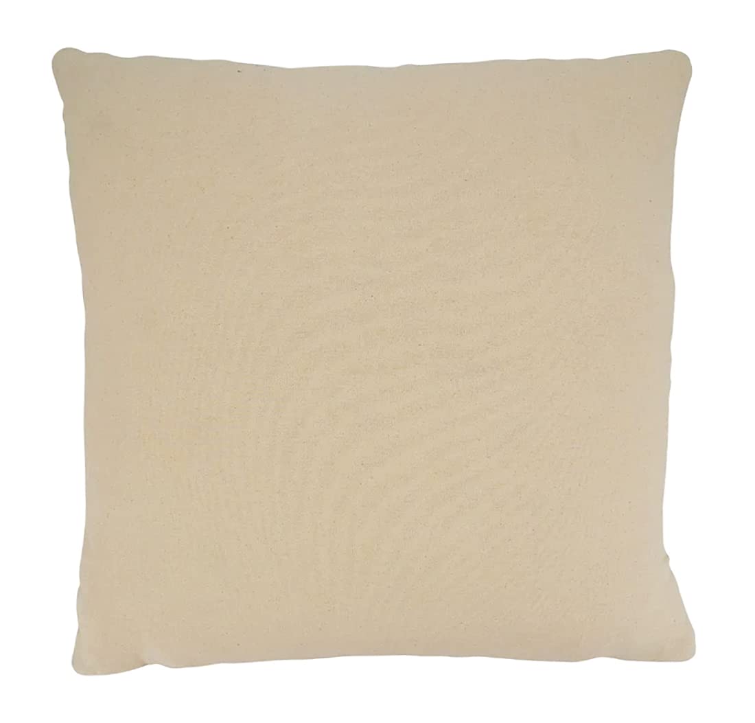 Fennco Styles Woven Striped Tassel Decorative Cotton Throw Pillow - Textured Cushion for Home, Couch, Bedroom, Living Room and Office Décor