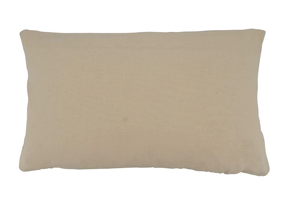 Fennco Styles Woven Striped Tassel Decorative Cotton Throw Pillow - Textured Cushion for Home, Couch, Bedroom, Living Room and Office Décor