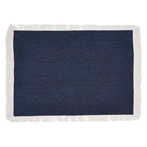 Fennco Styles Fringe Border Design Cotton Table Runner 16" W x 72" L - Table Cover for Christmas, Holiday, Dining Table, Everyday Use, Banquets and Special Occasion