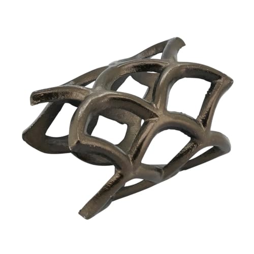 Fennco Styles Elegant Scallop Coral Metal Napkin Rings, Set of 4 - Silver Aluminum Napkin Holders for Dining Table, Home, Banquets, Holidays, Family Gatherings and Special Events