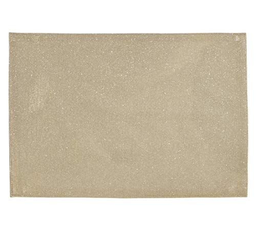 Fennco Styles Contemporary Shimmering Design Table Runner 14 x 72 Inch - Gold Table Cover for Holiday, Home Décor, Banquets, Family Gathering and Special Events