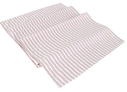 Fennco Styles Classic Striped Tablecloth for Everyday Use, Family Gathering, Special Events and Home Décor
