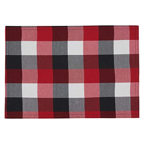 Fennco Styles Classic Buffalo Plaid Cotton Blend Table Runner - Holiday Plaid Table Cover for Christmas, Home Decor, Banquet, Family Gathering and Special Occasion