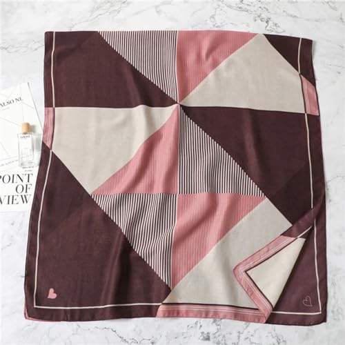 stylesilove Women Stripe Geometric Printed Lightweight Fashion Scarf Large Shawl Scarves Neck Wraps for All Season, 7 Colors