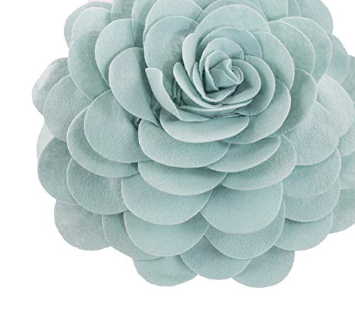 Fennco Styles Eva's Flower Garden Decorative Throw Pillow Cover 16" Round - Floral Accent Pillow Case for Home, Couch, Bed, Living Room, Holiday and Office Décor