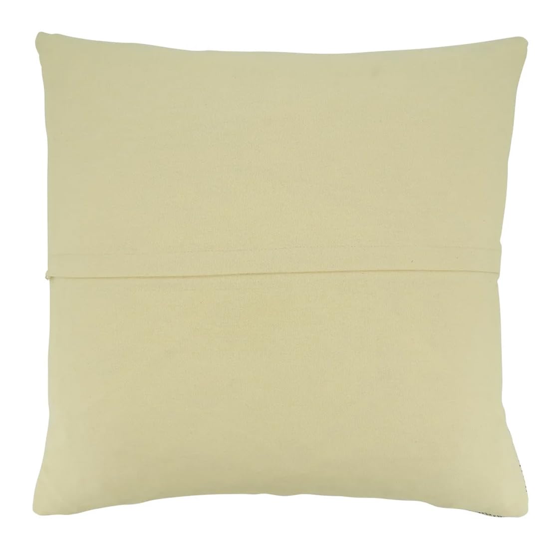 Fennco Styles Natural Stripe Woven Deisgn Decorative Throw Pillow Cover 20" W x 20" L - Modern Textured Cushion Case for Home, Couch, Bedroom, Living Room and Office Décor