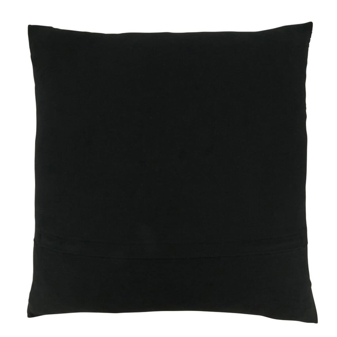 Fennco Styles Eclectic Mudcloth Design 100% Cotton Decorative Throw Pillow 20" W x 20" L - Black Geometric Throw Pillow for Home, Couch, Living Room and Bedroom Décor