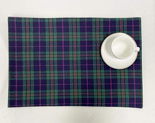 Fennco Styles Rustic Tartan Plaid Cotton Table Runner 16" W x 72" L - Terracotta Table Cover for Home Décor, Dining Table, Banquets, Holiday and Everyday Use