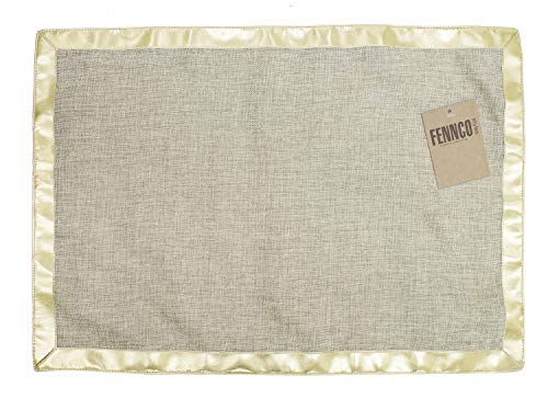 Fennco Styles Classic Solid Color Design Table Placemats