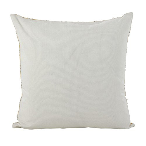 Fennco Styles Metallic Foil Print Grid Throw Pillows 18"x18"