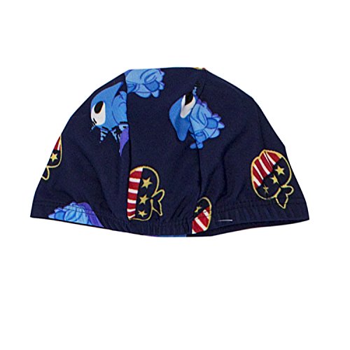 stylesilove Kids Boy Cartoon Dinosaur Shark Rashguard Top & Swim Shorts with Hat 3 pcs Set