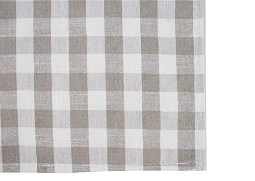 Fennco Styles Classic Gingham Checkered Tablecloth - Check Pattern Table Cover for Everyday Use, Country Theme Party, Banquets and Home Décor
