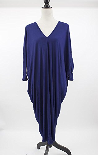 SAY Styles All Yours The Deep Back Cut Out 3/4 Sleeve Blue Dress