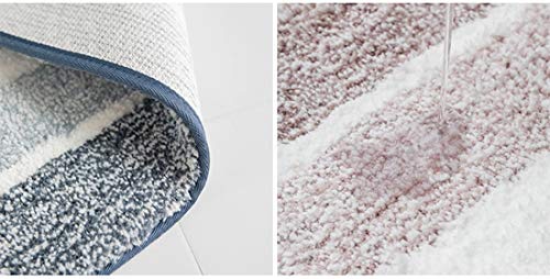 Fennco Styles Geometric Ultra Soft Shag Area Rug Indoor Plush Mat 16 x 24 Inch Floor Mat for Living Room, Kids Room, Bathroom and Bedroom Décor