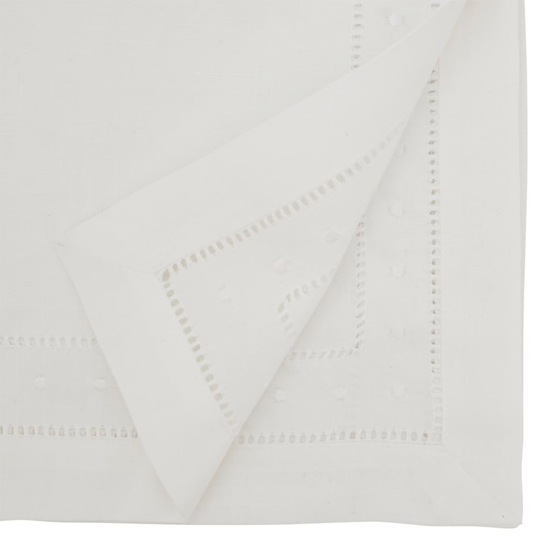 Fennco Styles Classic Embroidered & Hemstitch Tablecloth