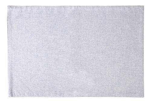 Fennco Styles Classic Woven Textile Decorative 12 x 18 Inch Table Placemats, Set of 4 - Solid Color Table Place Mats for Family Dinner, Banquets, Special Events and Home Décor