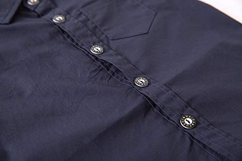 stylesilove Toddler Little Boy Long Sleeve Cotton Button Down Shirt for Casual, Formal Event and Special Occasions