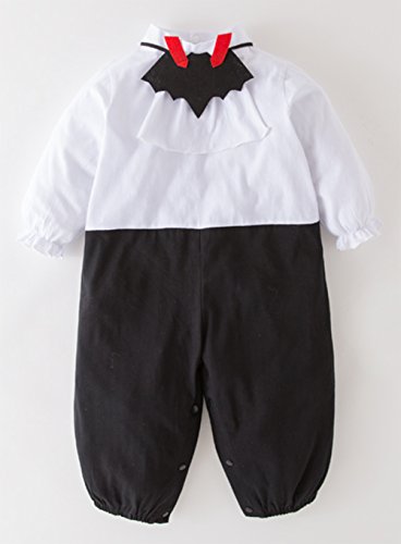 stylesilove Infants Toddlers Baby Boys Vampire 4-Piece Halloween Birthday Stage Performance Outfit
