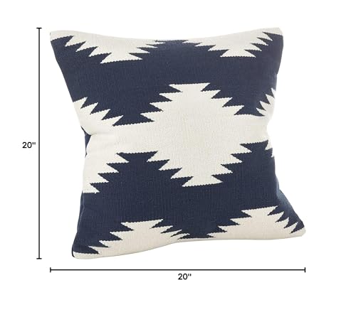 Fennco Styles Home Décor Kilim Collection Design Down Filled Throw Pillow - 20" Square