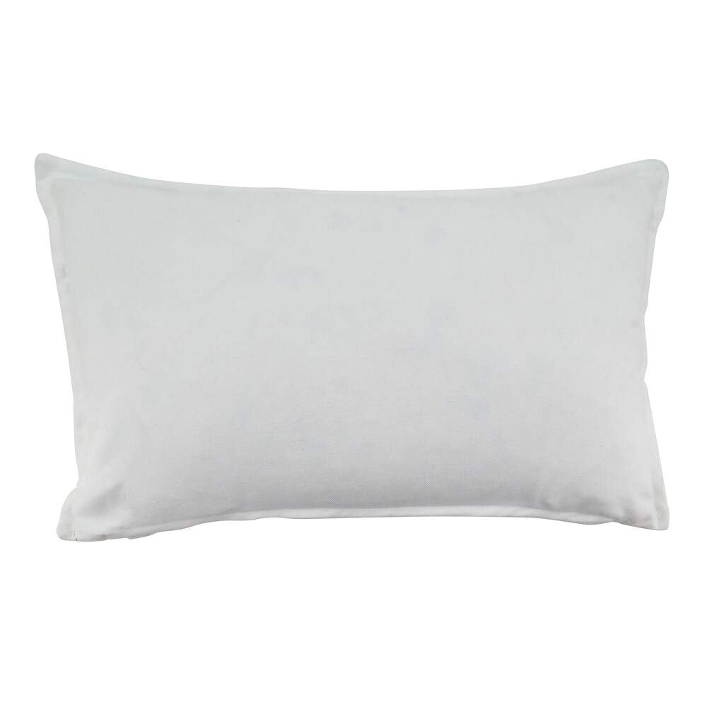 Fennco Styles Bugs Design 12”W x 20”L Decorative Throw Pillow – Rectangular Nature-Inspired Cushion for Couch, Sofa, Bedroom, Office and Living Room Décor