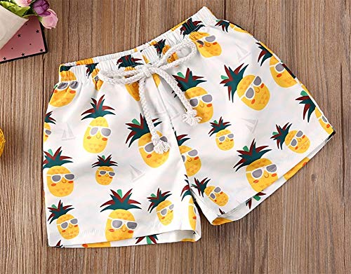 Styles I Love Baby Toddler Beach Pineapple Swim Shorts Bathing Suit Beach Pool Swimwear Little Boy Swim Trunks