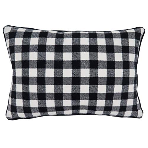 Fennco Styles Buffalo Plaid Christmas Collection Decorative Throw Pillow - Holiday Cushion for Home Décor, Couch, Living Room, Bedroom