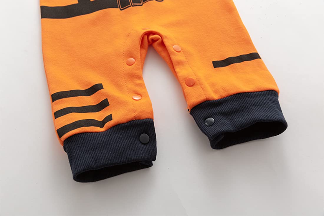 stylesilove Baby Toddler Boys Astronaut Cotton Hooded Romper Spaceman Jumpsuit Outfit