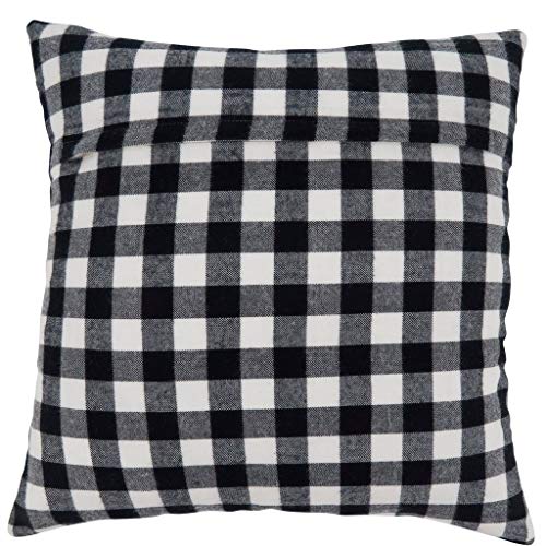 Fennco Styles Buffalo Plaid Christmas Collection Decorative Throw Pillow - Holiday Cushion for Home Décor, Couch, Living Room, Bedroom