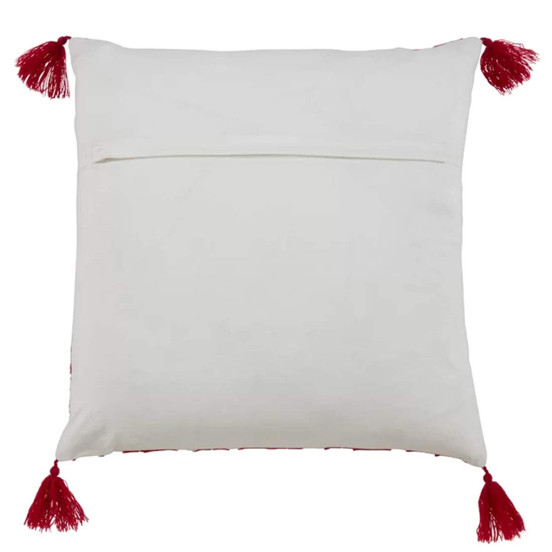 Fennco Styles Casual Frayed Line 100% Cotton Table Runner 16 x 72 Inch - White Table Cover for Home Décor, Banquets, Holiday Season and Special Occasion