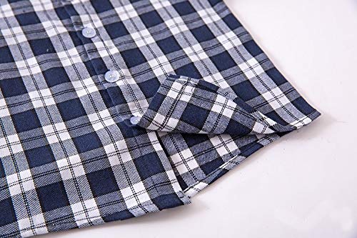 stylesilove Toddler Little Boy Long Sleeve Cotton Button Down Shirt for Casual, Formal Event and Special Occasions