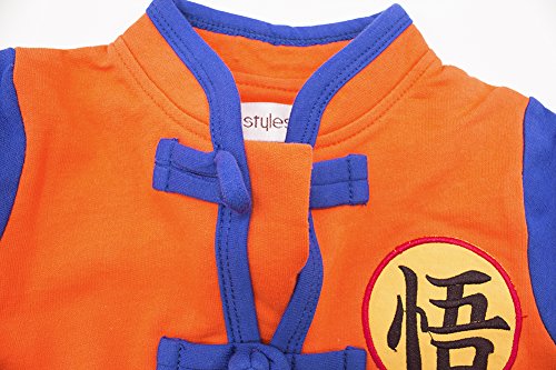 stylesilove Young Kids Baby Boys Traditional Asian Inspired Long Sleeved Top Sweatshirt, 3 Designs