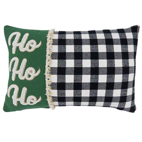 Fennco Styles Buffalo Plaid Christmas Collection Decorative Throw Pillow - Holiday Cushion for Home Décor, Couch, Living Room, Bedroom