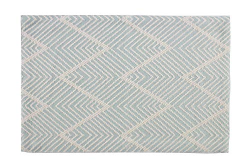 Fennco Styles Contemporary Chevron Tassel Cotton Blend 14 x 71 Inch Table Runner – Woven Table Runner for Indoor Party, Family Gathering, Beach House and Home Décor