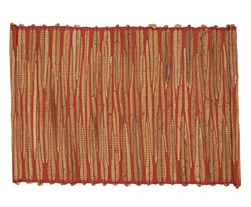 Fennco Styles Woven Chic Texture Water Hyacinth Table Runner Table Cover for Home Décor, Dining Table, Banquets, Holiday and Special Events