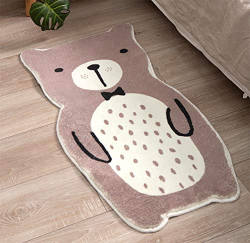 Fennco Styles Kids Cartoon Small Area Rug - Animal Design Soft Non-Slip Carpet Play Mat for Boys Girls Bedroom Décor, Kids Playroom, Living Room, Nursery Décor
