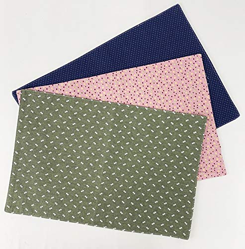 Fennco Styles Reversible Design Cotton Blend Placemats 12" W x 18" L, Set of 4 - Printed Decorative Table Mats for Home Decor, Dining Table, Banquets and Special Events