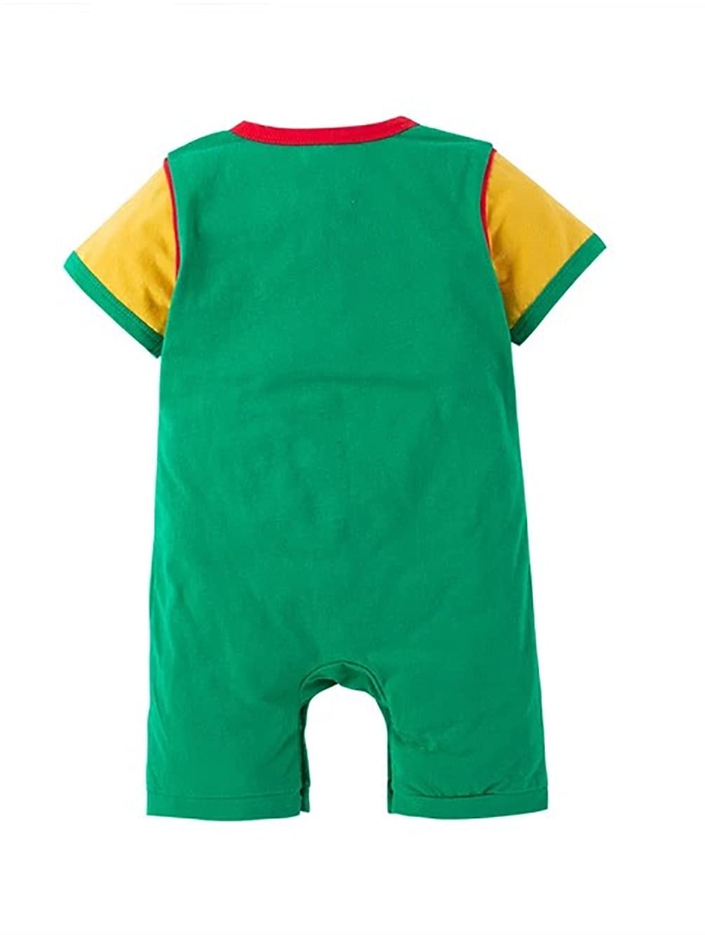 stylesilove Baby Toddler Boys Anime Cartoon Short Sleeve Cotton Romper Traditional Asian Inspired Onesie Cosplay Jumpsuit