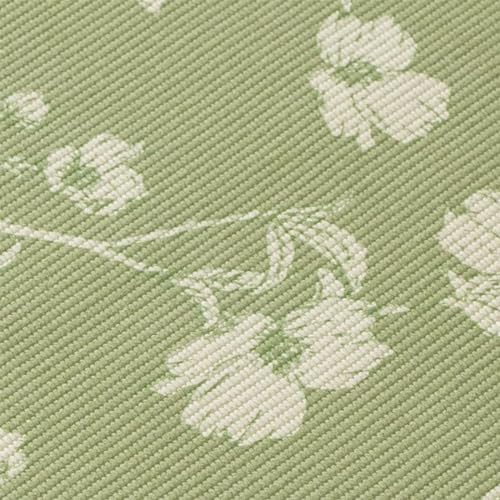 Fennco Styles Floral Printed with Fringe Placemats 14" W x 19" L, Set of 4 - Yellow Flower Table Mats for Dining Room, Banquets, Family Gatherings, and Holidays