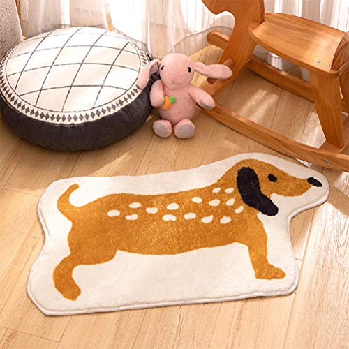 Fennco Styles Kids Cartoon Small Area Rug - Animal Design Soft Non-Slip Carpet Play Mat for Boys Girls Bedroom Décor, Kids Playroom, Living Room, Nursery Décor